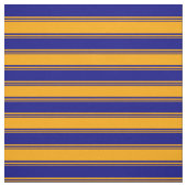 Orange & Blue Linde Muster Stoff (Muster)