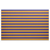 Orange & Blue Linde Muster Stoff (Fat Quarter (45,7 x 55,9 cm))