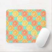 Orange Blue Mousepad (Mit Mouse)