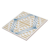 Orange Blue Pink Abstrakt mediterran Fliese (Seite)