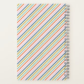 Orange Blue Pink Adventure erwartet Spiral Noteboo Notizblock (Rückseite)