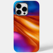 Orange Blue Pink Modern Case-Mate iPhone Hülle (Rückseite)