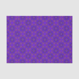 Orange Blue Purple Abstract Lattice Pattern Seidenpapier