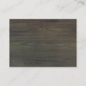 Orange Blue Ruskins Buchen für Baby Begleitkarte (Rückseite)