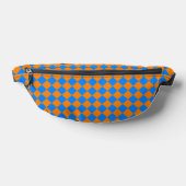 Orange Blue Schachbrett Diamond Pattern Bauchtasche (Ablage )