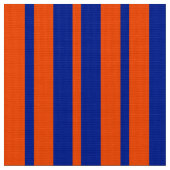 Orange Blue Stilelemente Design Streifen Stoff (Nahaufnahme)