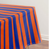 Orange Blue Stilelemente Design Streifen Tischdecke
