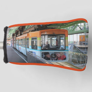 Orange Blue Wuppertal Floating Train Golf Headcover