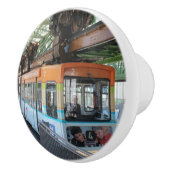 Orange Blue Wuppertal Floating Train Keramikknauf (Rechts)