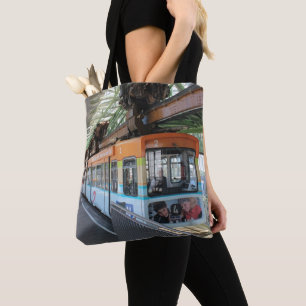 Orange Blue Wuppertal Floating Train Tasche