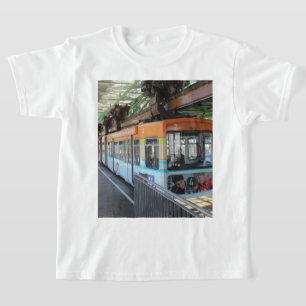 Orange Blue Wuppertal Schwebebahn T-Shirt