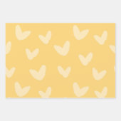 Orange Blue Yellow Sweet Liebe Artisan Fun Geschenkpapier Set (Vorderseite 2)