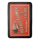 Orange Blume Badematte (Vorderseite Vertikal)