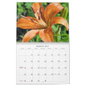 Orange Blume Blumenkalender Kalender (Mär 2027)