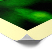 Orange Blume Bokeh Sunny Poster (Ecke)