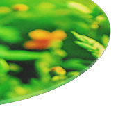 Orange Blume Bokeh Sunny Schneidebrett (Ecke)