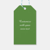 Orange Blume Bouquet Foto Vielen Dank Geschenkanhänger (Rückseite)