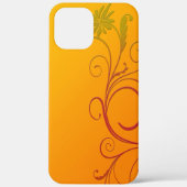 Orange Blume Case-Mate iPhone Hülle (Rückseite)