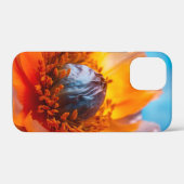 Orange Blume Case-Mate iPhone Hülle (Rückseite (Horizontal))