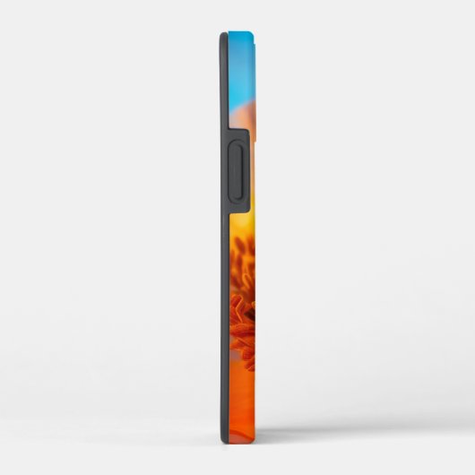 Orange Blume Case-Mate iPhone Hülle (Rückseite / Rechts)