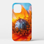 Orange Blume Case-Mate iPhone Hülle (Rückseite)