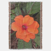 Orange Blume Closeup Decke (Vorderseite Vertikal)