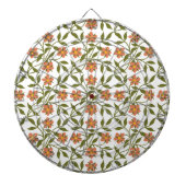 ORANGE-BLUME DARTSCHEIBE (vorne)