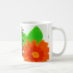 Orange Blume durch Joel Anderson Kaffeetasse