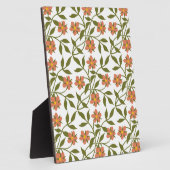 ORANGE-BLUME FOTOPLATTE (Seite)