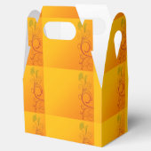Orange Blume Geschenkschachtel (Geöffnet)