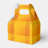 Orange Blume Geschenkschachtel (Vorderseite)