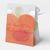 Orange Blume Gevor Box Geschenkschachtel (Rückseite)