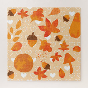 Orange Blume: Handdoodle-Muster. Puzzle