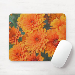 Orange Blume Herbst Blumensaison Mouse Pad Mousepad