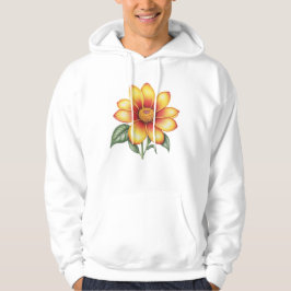 Orange Blume Hoodie