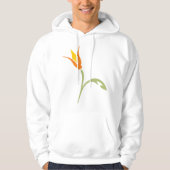 Orange Blume Hoodie (Vorderseite)