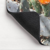 Orange Blume im Kaktus im Balboa Park Mousepad (Ecke)