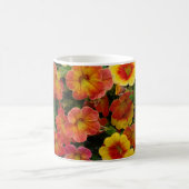 Orange Blume Kaffeetasse (Mittel)