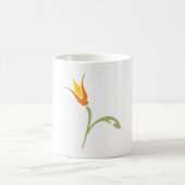 Orange Blume Kaffeetasse (Mittel)