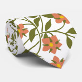 ORANGE-BLUME KRAWATTE (Gerollt)