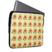 Orange Blume Laptopschutzhülle (Vorne Rechts)