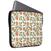 ORANGE-BLUME LAPTOPSCHUTZHÜLLE (Vorne Rechts)