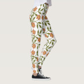 ORANGE-BLUME LEGGINGS (Rechts)