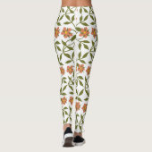 ORANGE-BLUME LEGGINGS (Rückseite)