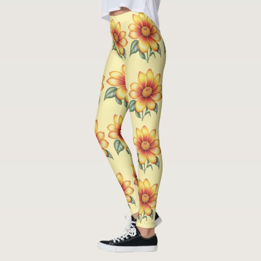 Orange Blume Leggings (Links)