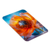 Orange Blume Magnet (Rechte Seite)