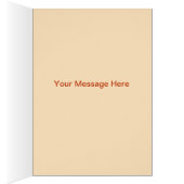 Orange Blume Mason Jars Dankeschön Karte (Innen (Rechts))