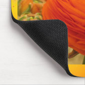 Orange Blume Mouse Pad Mousepad (Ecke)
