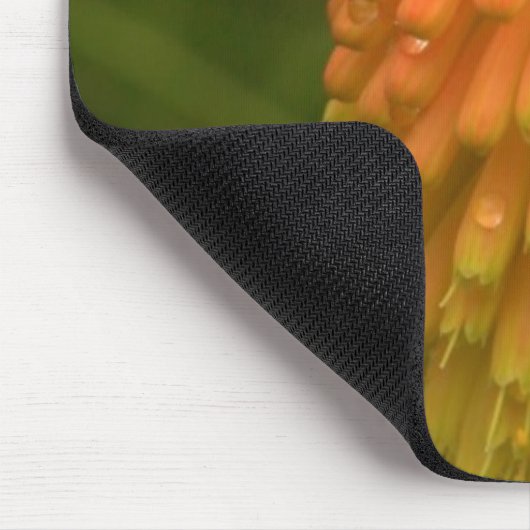 Orange Blume Mousepad (Ecke)