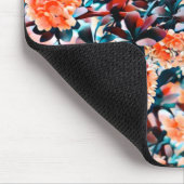 Orange Blume Mousepad (Ecke)